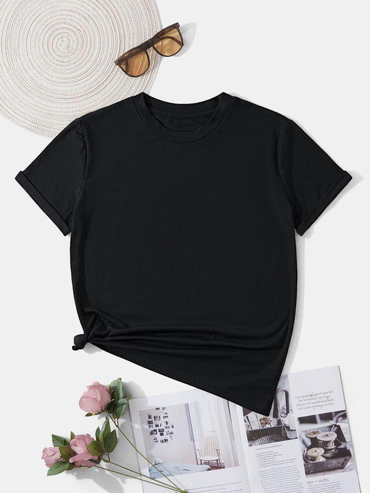 Plain Round Neck Tees