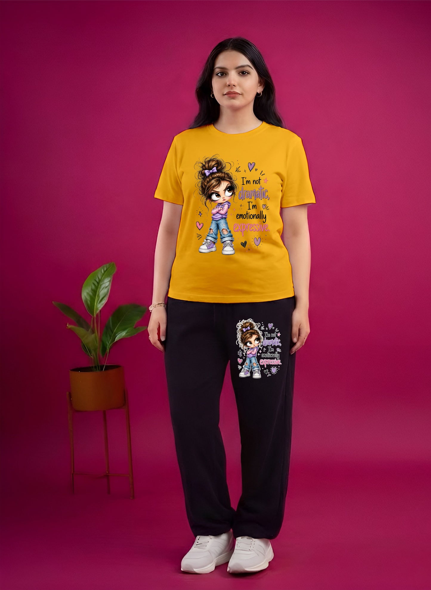 Yellow Dramatic Girl Cordset