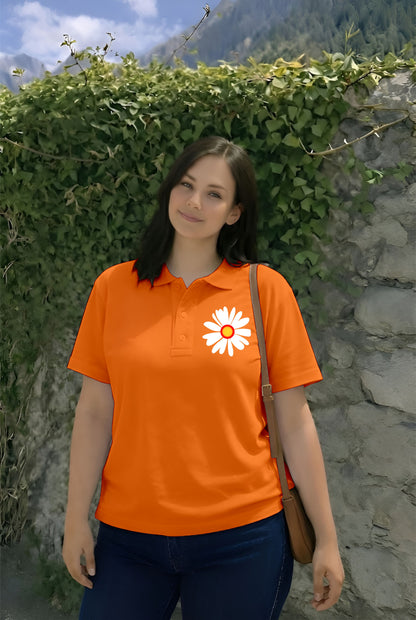 Orange Polo Flower