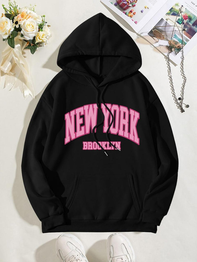 Black New York Hoodie