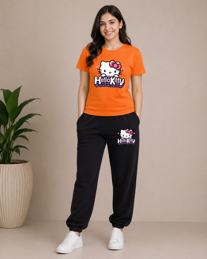 Orange New Hello Kitty Cordset