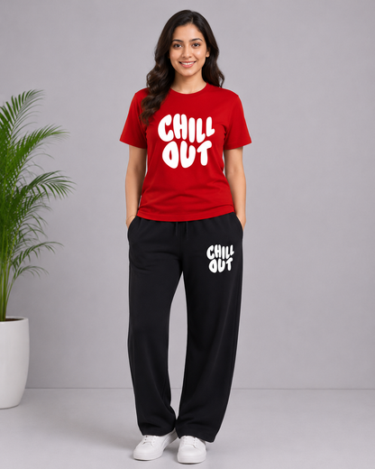 Red New Chill Out Cordset