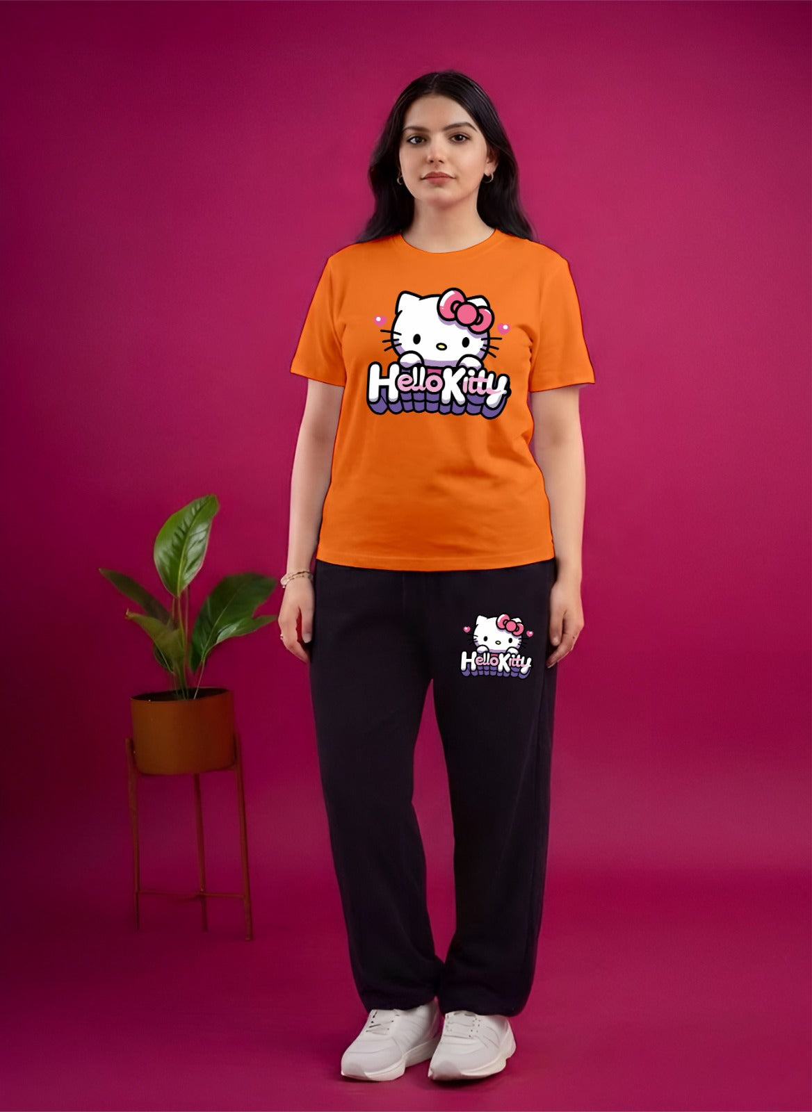 Orange New Hello Kitty Cordset (S)