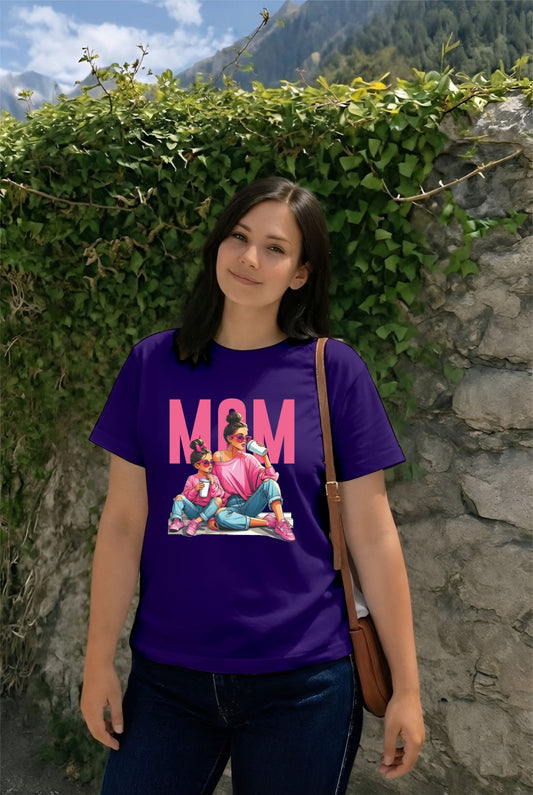 Purple Stylish Mom Duo