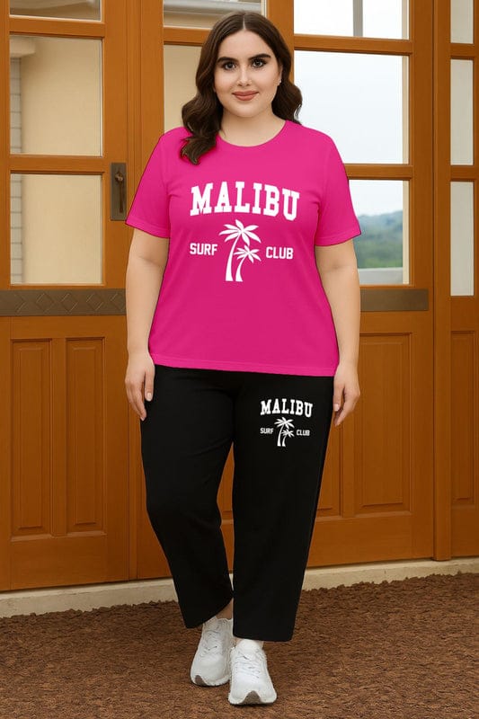 Sale Hot Pink Malibu Cordset (M,L)