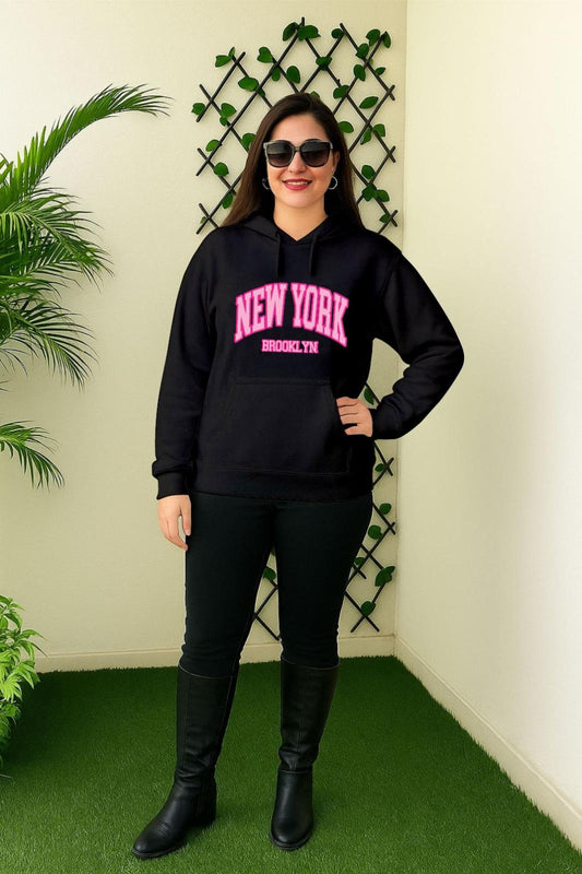 Black New York Hoodie