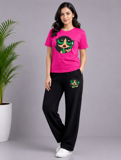 Hot Pink Powerpuff Cordset
