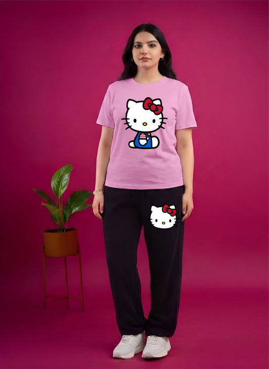 Pink Big Kitty Cordset