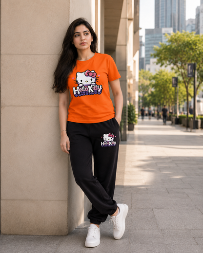 Orange New Hello Kitty Cordset