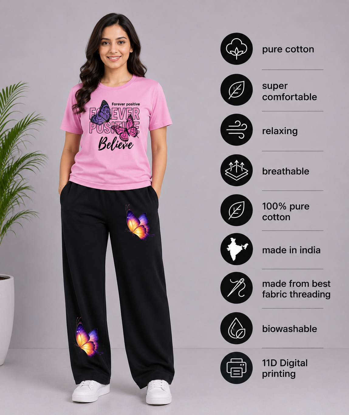 Pink Forever Positive Cordset