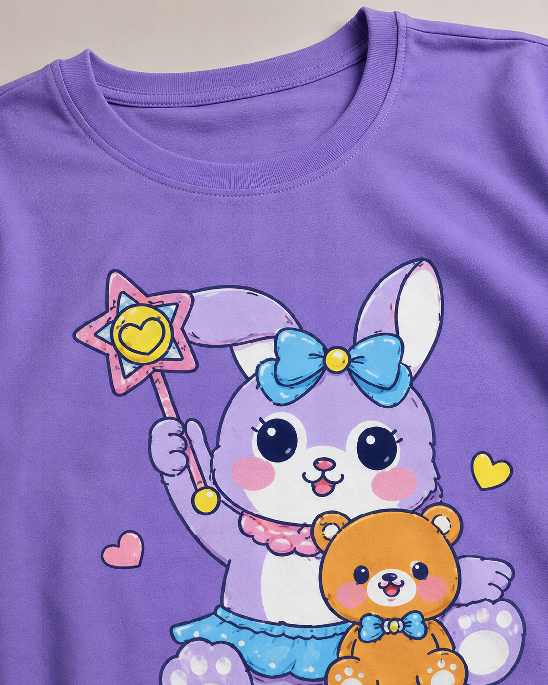 Lavender Happy Rabbit Cordset