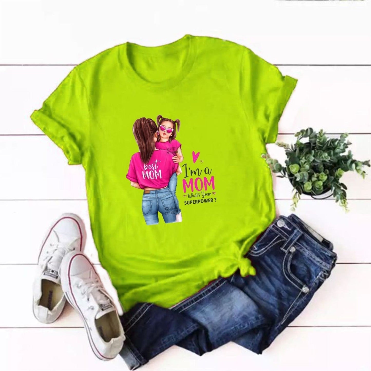Sale Neon I Am Mom (L,2xl)