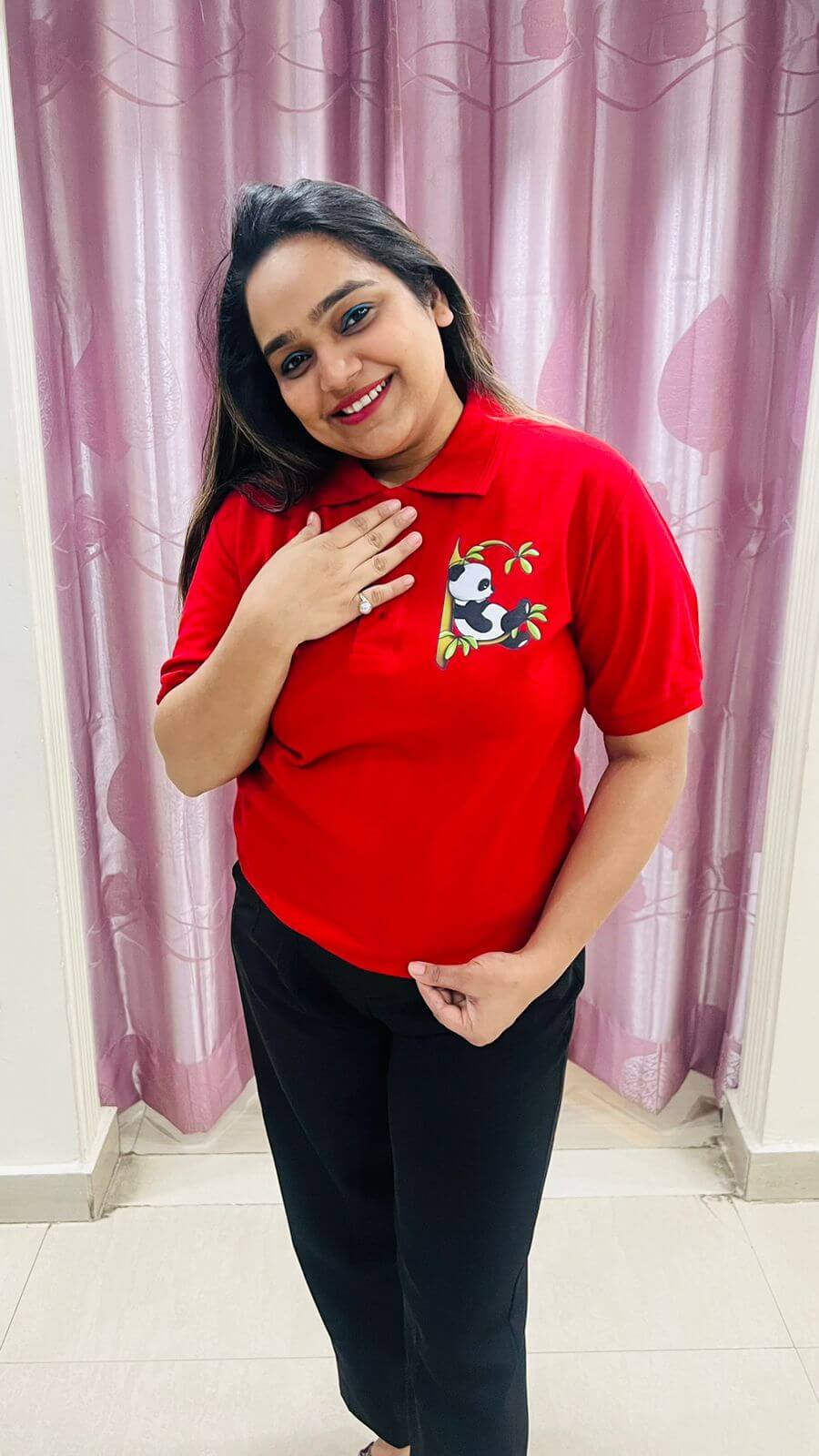 Sale Polo Red Angry Panda (M)