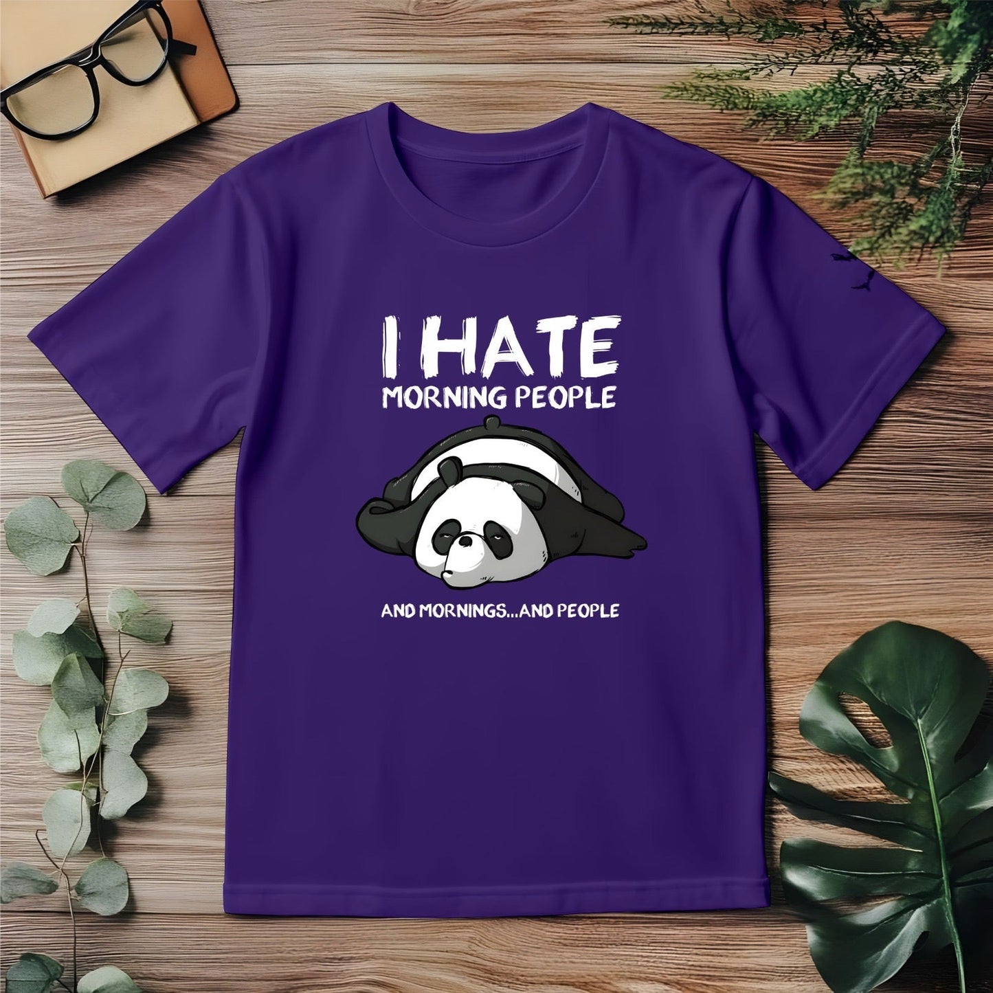 Purple Morning Panda