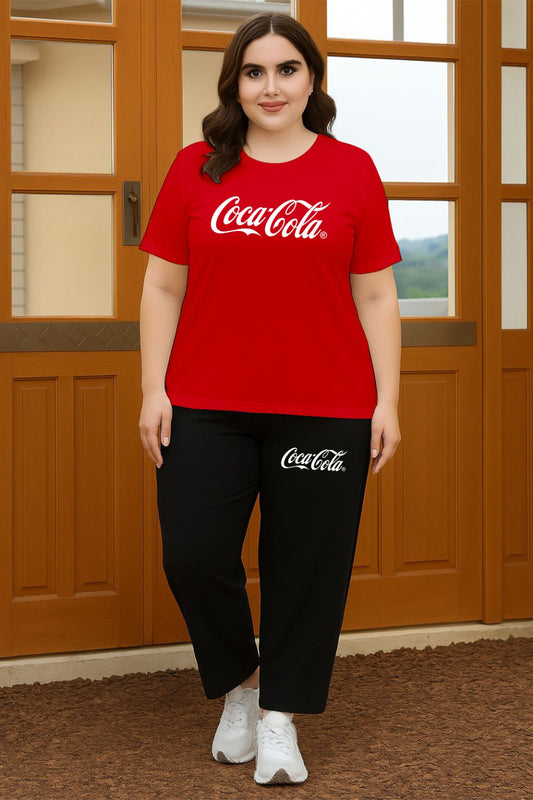 Red Cocacola Cordset