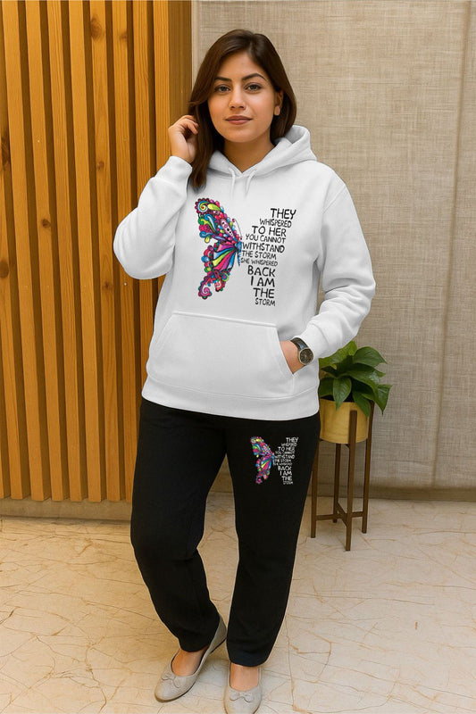 White Storm Cordhoodset