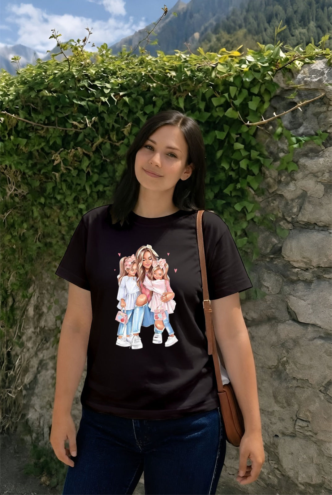 Black 2 Daughter Mom (S,M,3Xl)