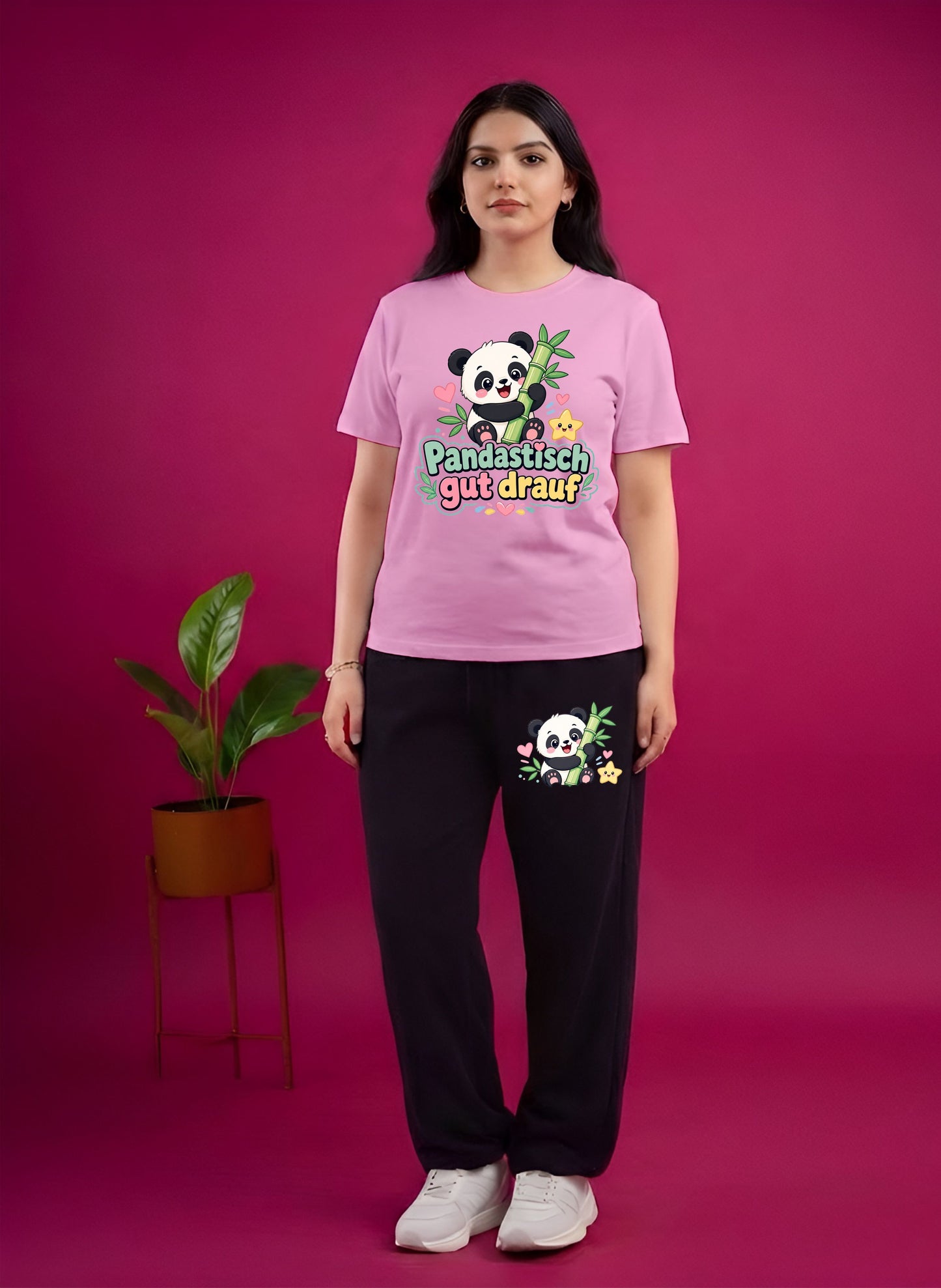 Pink Pandastisck Cordset
