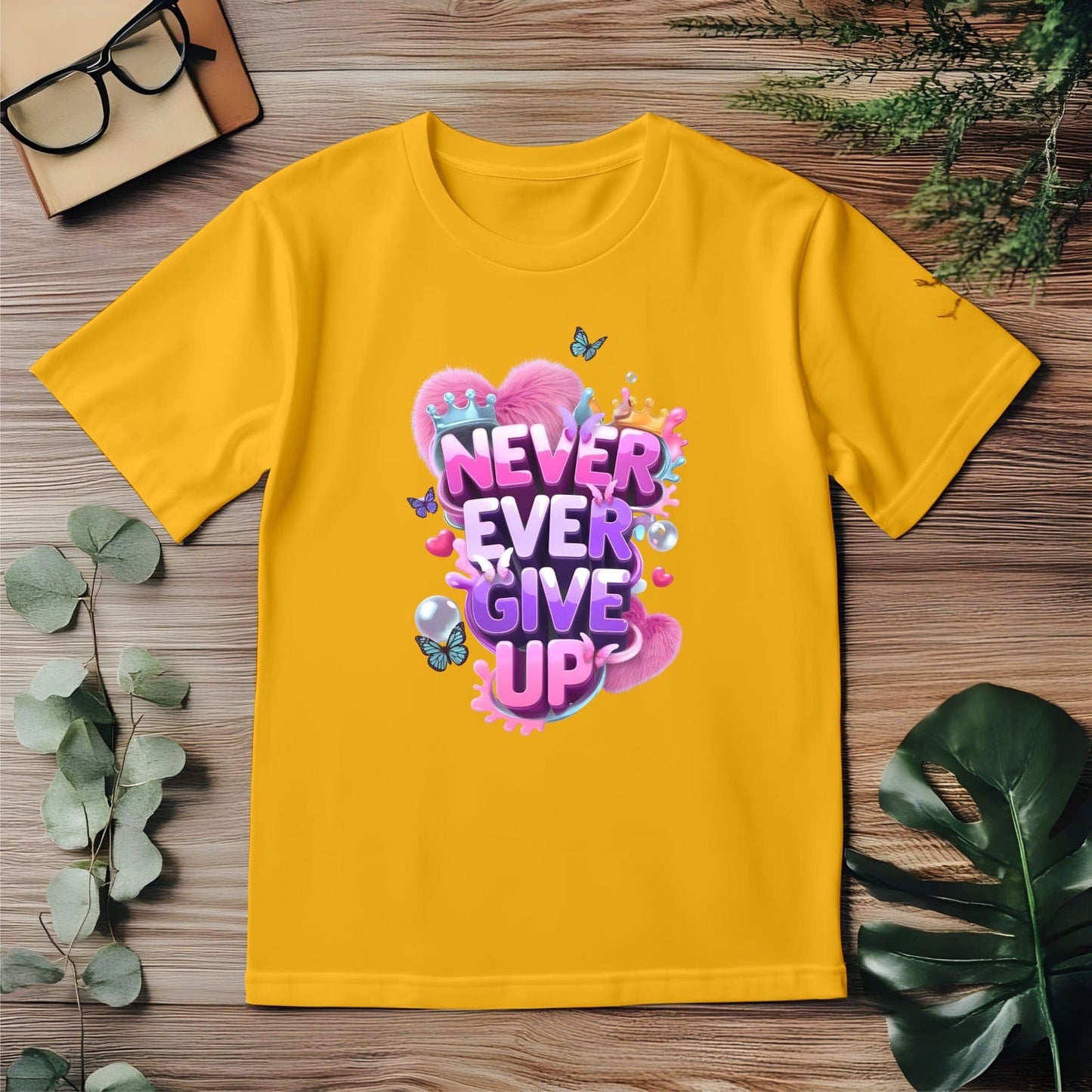 Yellow Never Give Up (2Xl)
