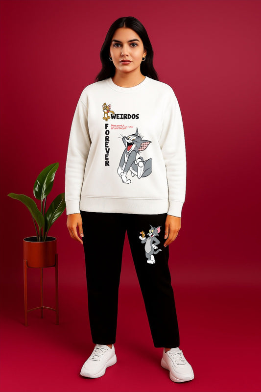 Off White Forever Tom Jerry Cordset