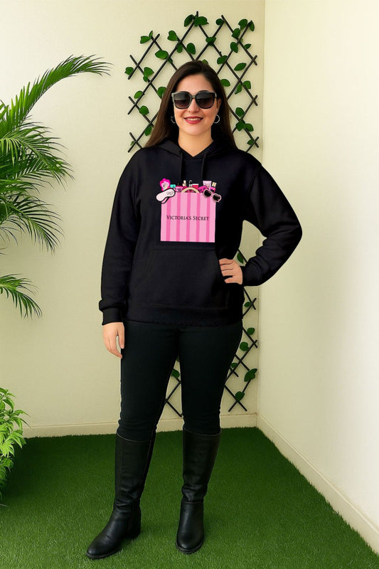 Black Victoria Hoodie