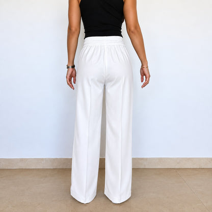White Aesthetic Korean Pant