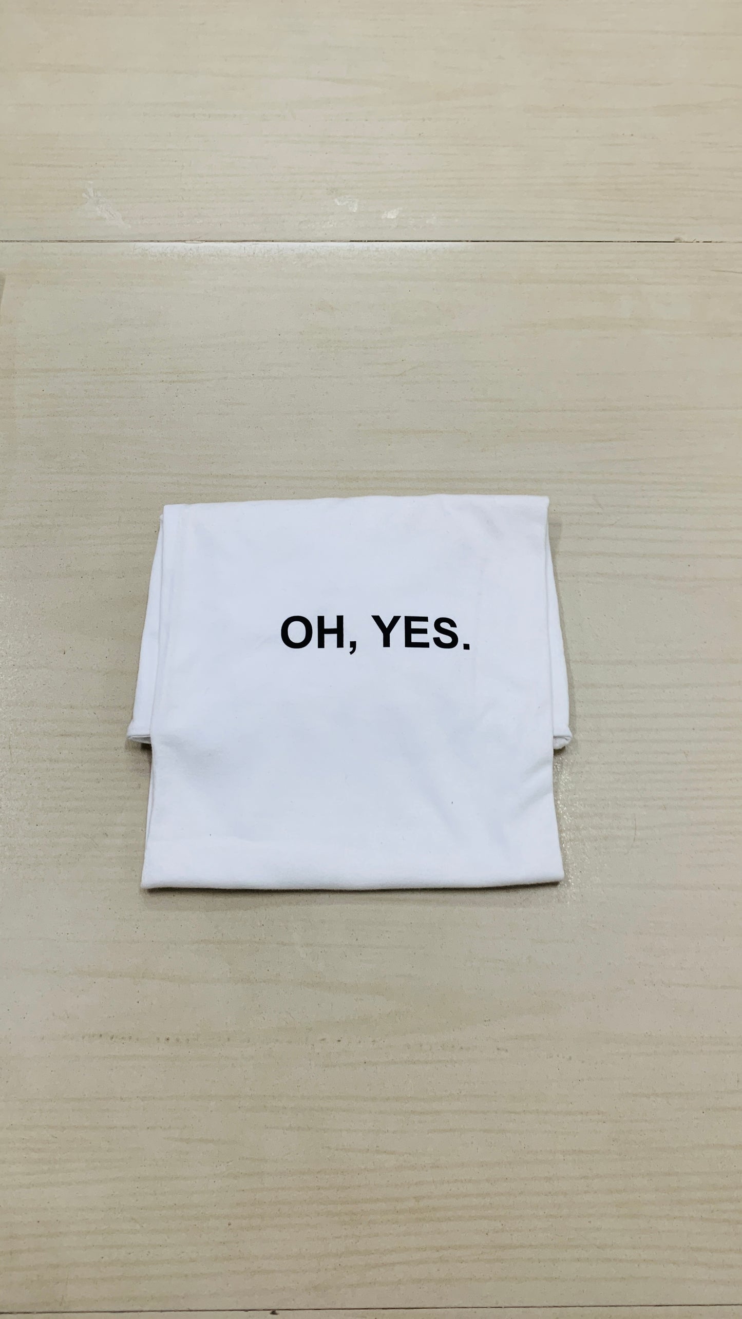 White Oh Yes  (XXl)