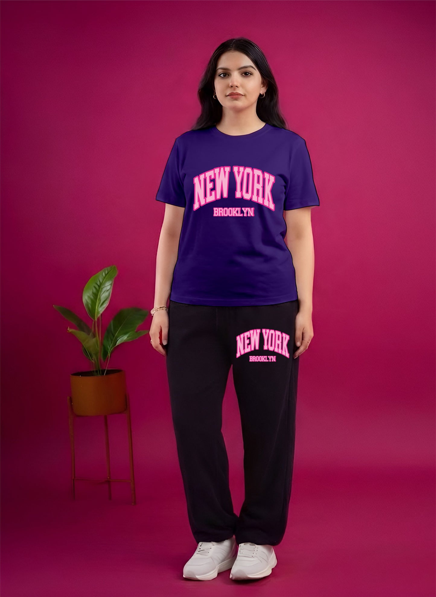 Purple New York Cordset
