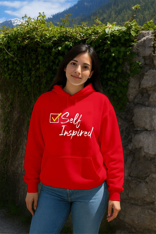 Red Self Inspired Hoodie