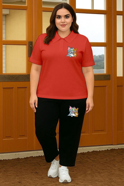 Polo Red Tom Jerry Cordset