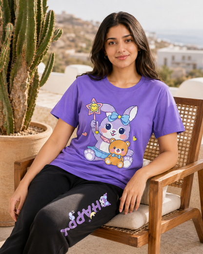 Lavender Happy Rabbit Cordset