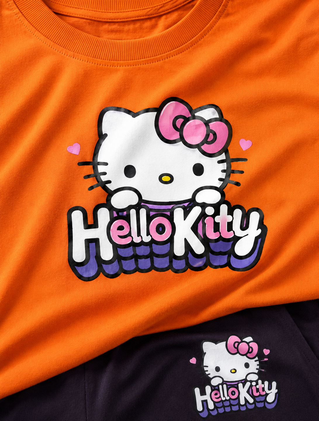 Orange New Hello Kitty Cordset
