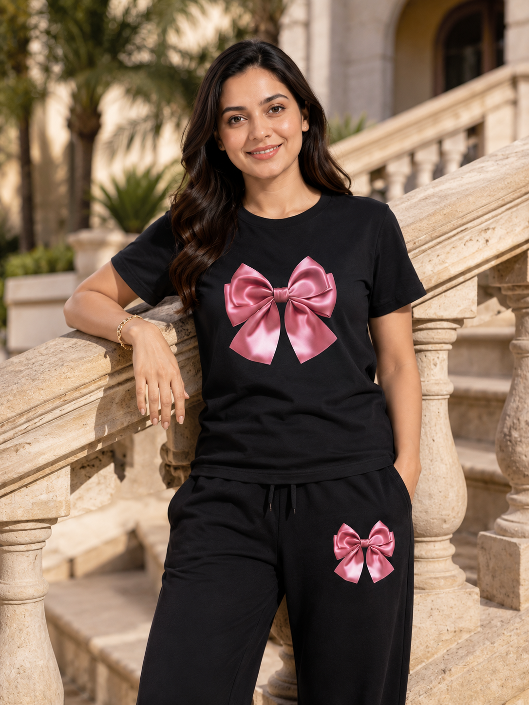 Black Bow Cordset