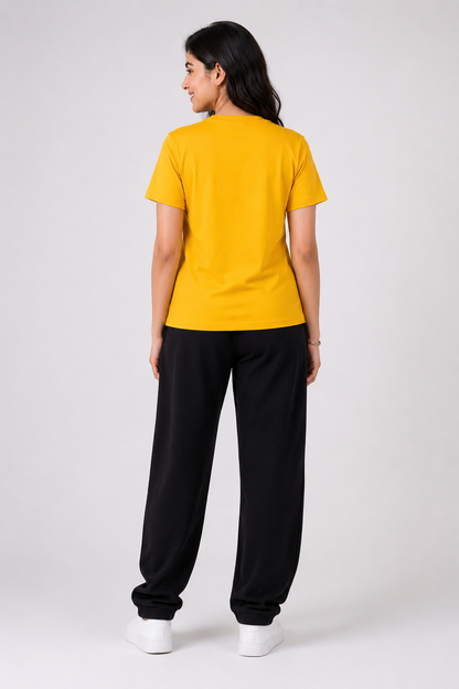 Yellow NeW Good Vibes Cordset