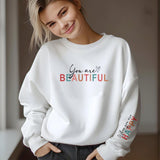 White Beautiful Sweatshirt