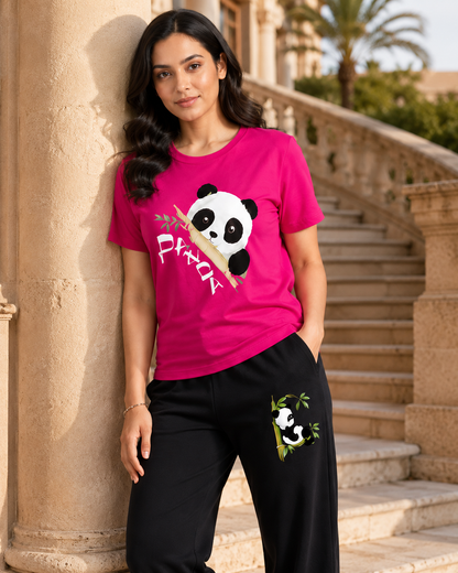 Hot Pink Panda Cordset