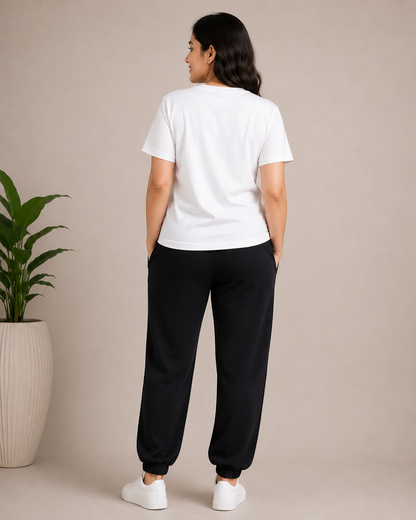 White Relax Teddy Cordset