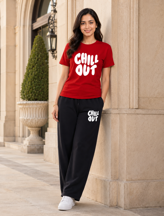 Red New Chill Out Cordset