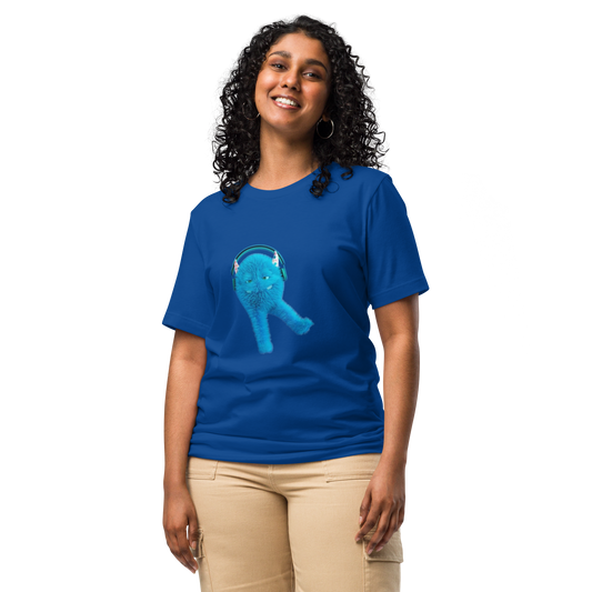 Blue Cute Doodle T-shirt